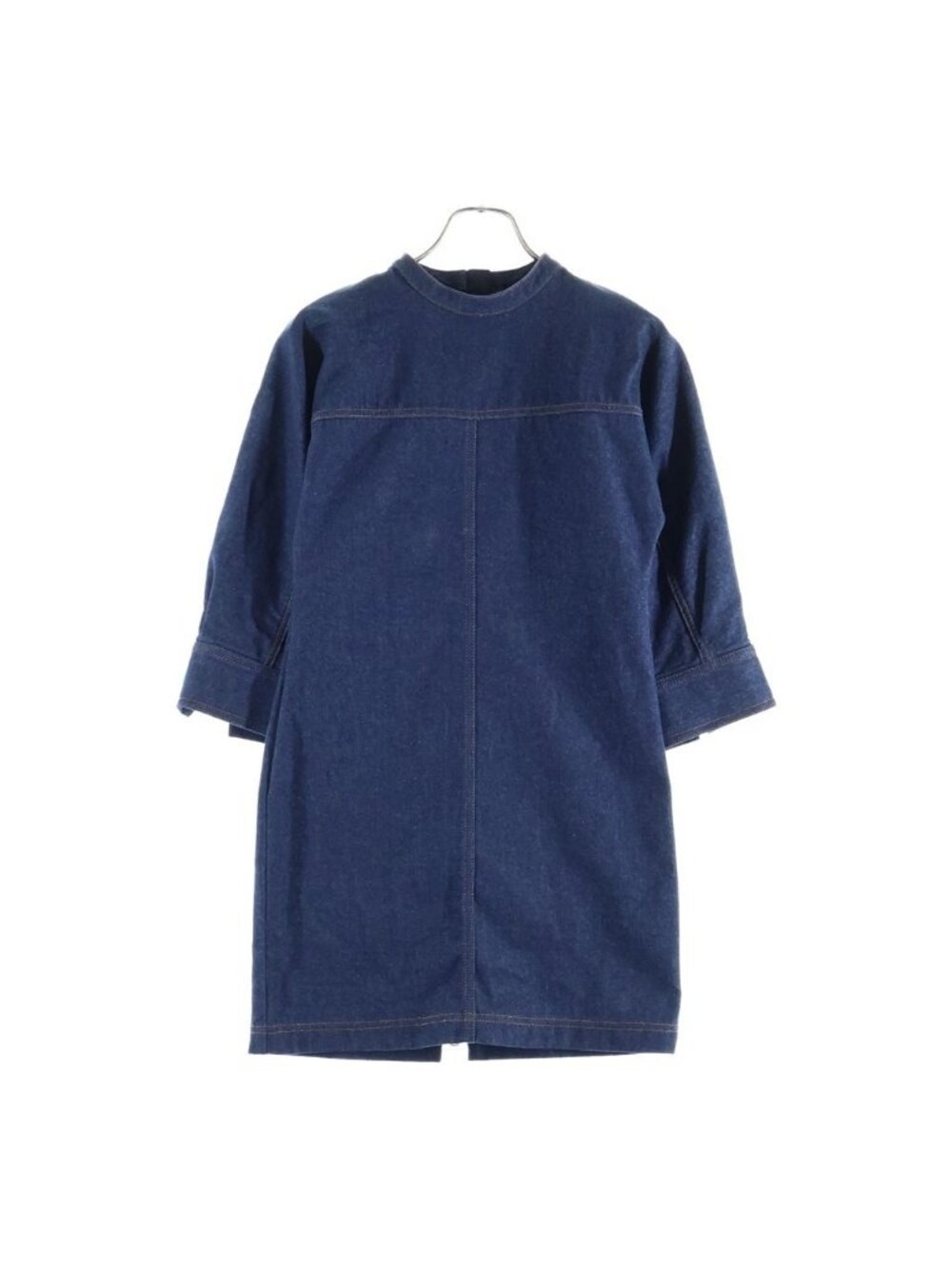 Fendi Blue Denim Mini Dress Indigo